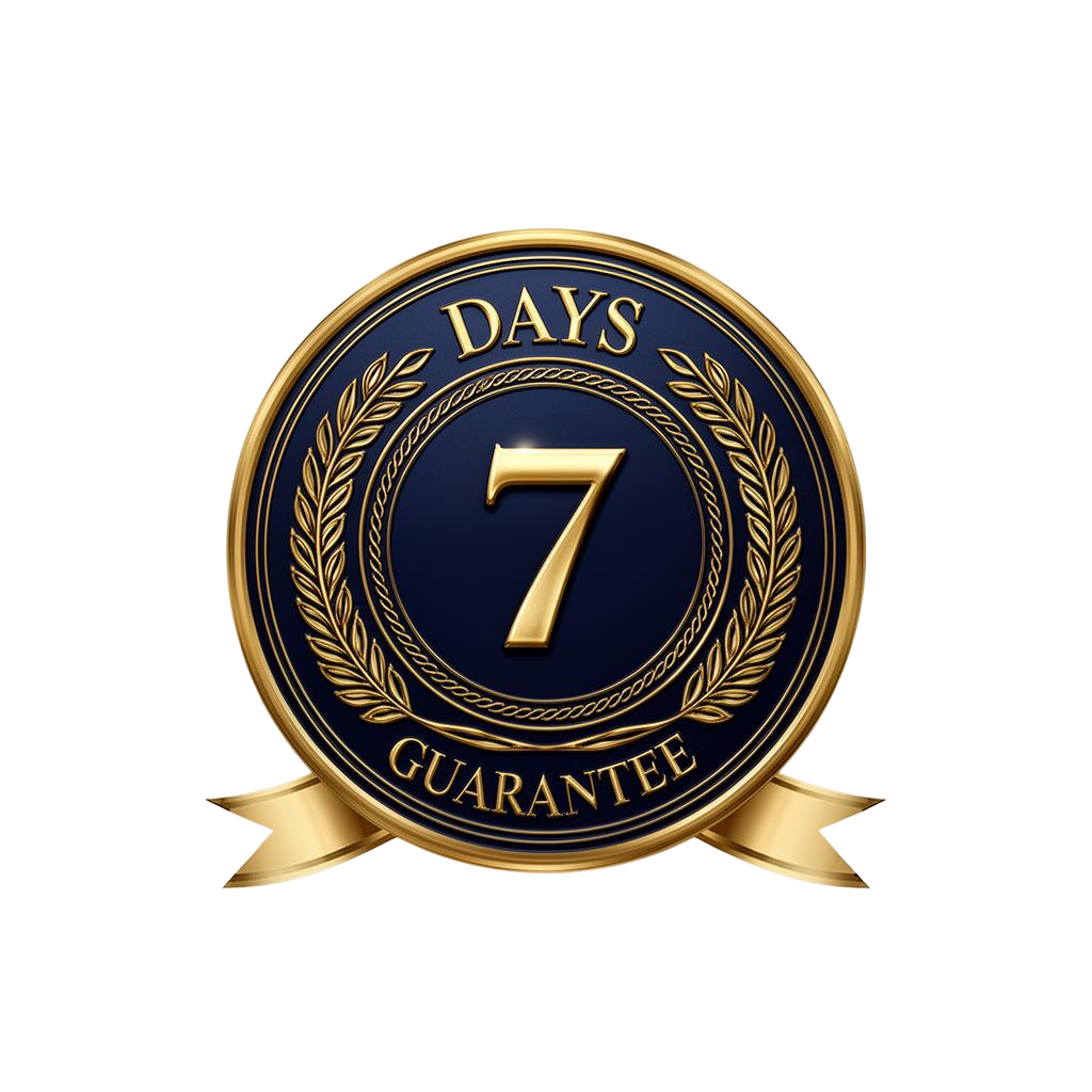 Selo de garantia de 7 dias